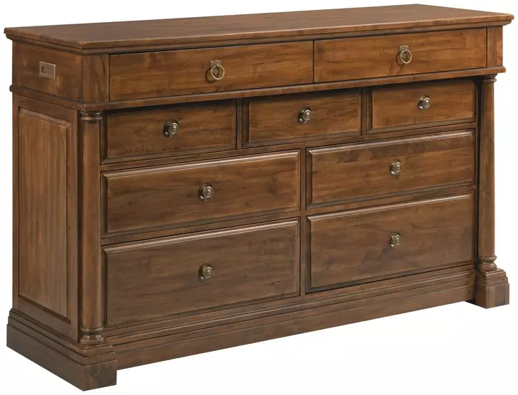 Bridgetown Heritage Maple 9 Drawer Dresser