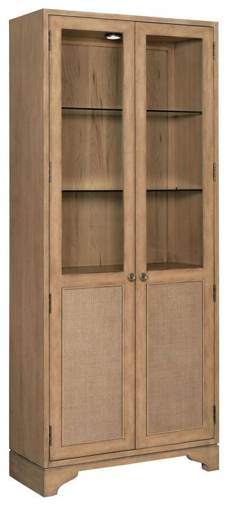 Chastain Carmel Bookcase with LED