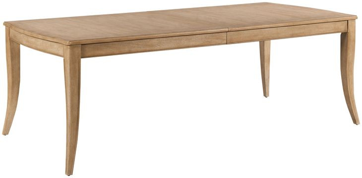 Chastain Caramel 128" Extendable Rectangular Dining Table