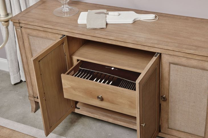 Candler Light Stain 4 Door Buffet