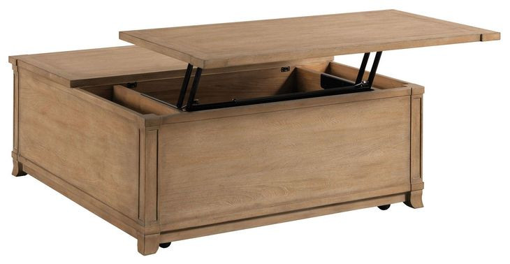 Chastain Caramel Square Lift Top Cocktail Table