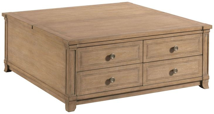 Woodfield Caramel Square Lift Top Cocktail Table
