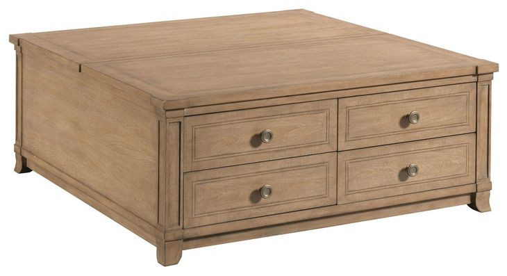 Chastain Caramel Square Lift Top Cocktail Table