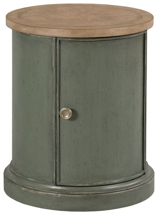Woodfield Green Round Accent Table