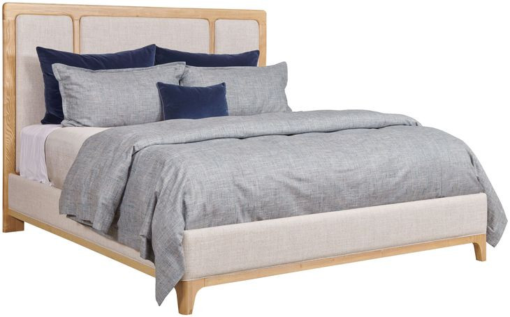 Kendall Ash King Upholstered Panel Bed