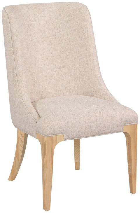 Mcguire Ash Upholstered Host Chair