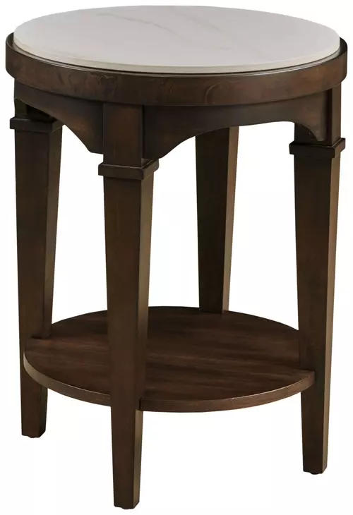 Giselle Sable And Nickel Faux Stone Top Occasional Table Set