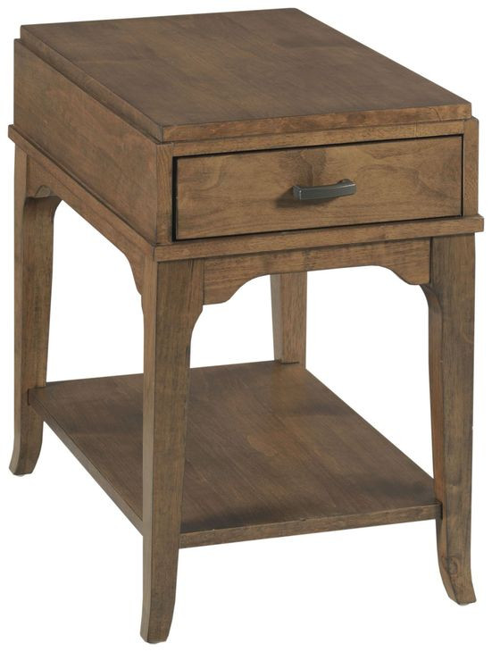 Nicolette Hamilton Auburn Rectangular Chairside Table