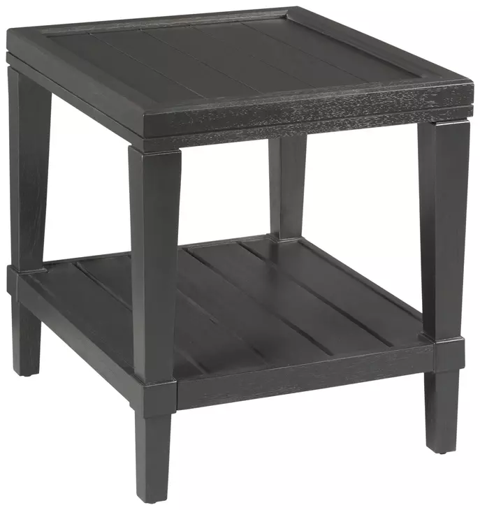 Oliver Hamilton Ebony Rectangular End Table