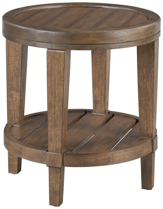 Oliver Hamilton Sepia Round End Table