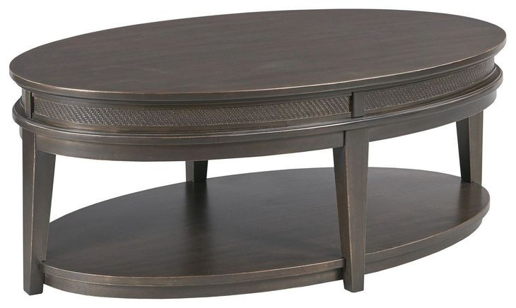 Serra Hamilton Soft Black Oval Occasional Table Set