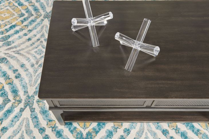 Serra Hamilton Soft Black Rectangular Lift Top Coffee Table