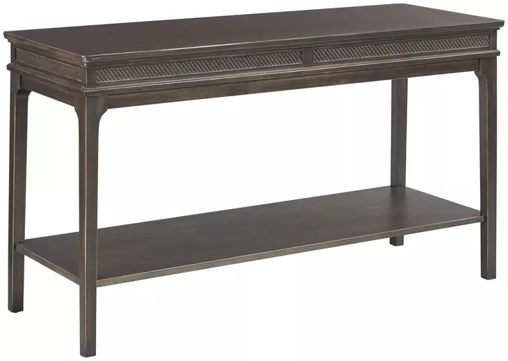 Serra Hamilton Soft Black Rectangular Sofa Table