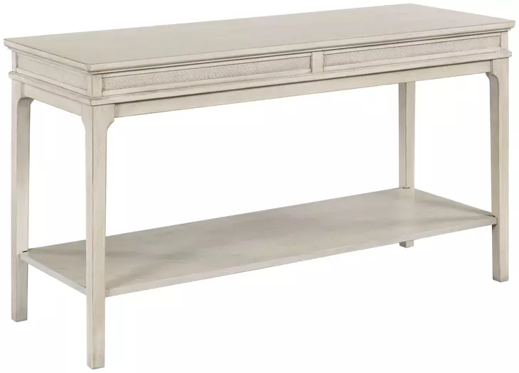 Serra Hamilton Classic White Rectangular Sofa Table