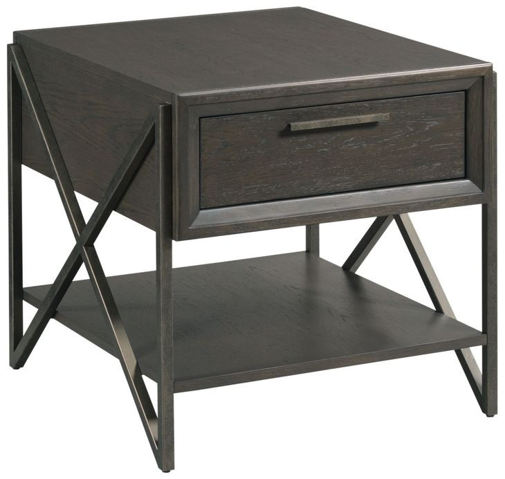 Simon Gray Drawer End Table