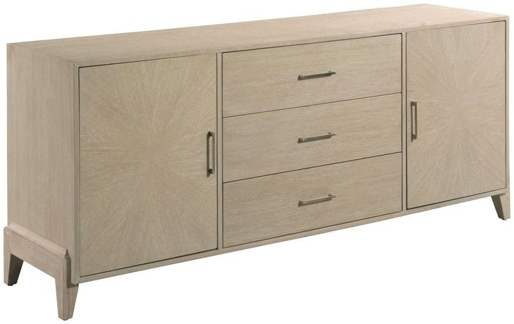 Kaplan Beige 74" Entertainment Console with 2 Doors