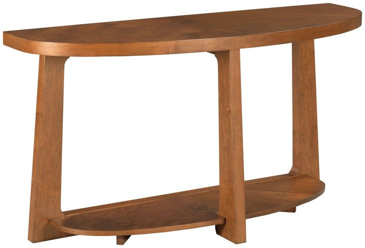 Archetype Cinnamon Demilune Console Table