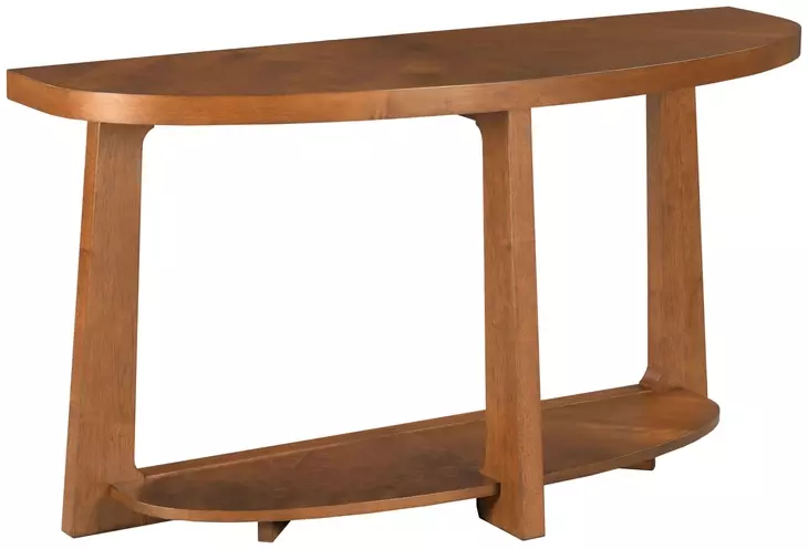 Archetype Cinnamon Demilune Console Table