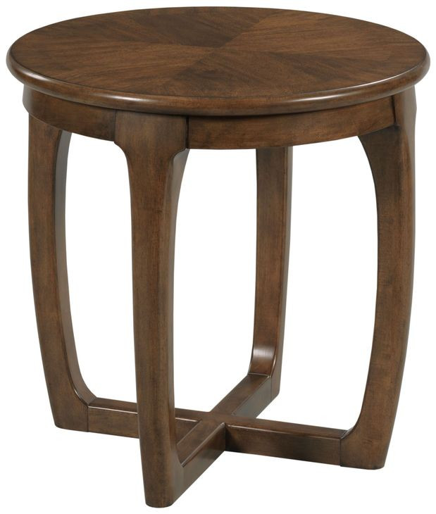 Cartwright Gold Round Glass Top Accent Table