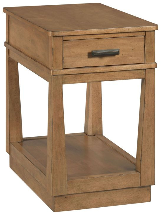 Clifton Medium Stain Rectangular Charging Chairside Table