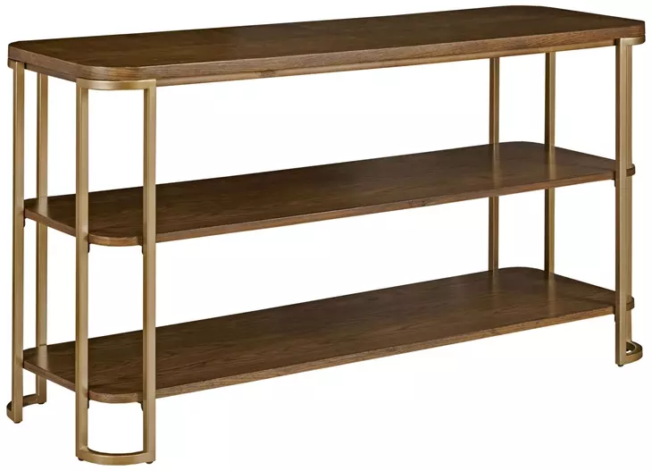 Emerit Medium Stain Rectangular Console Table