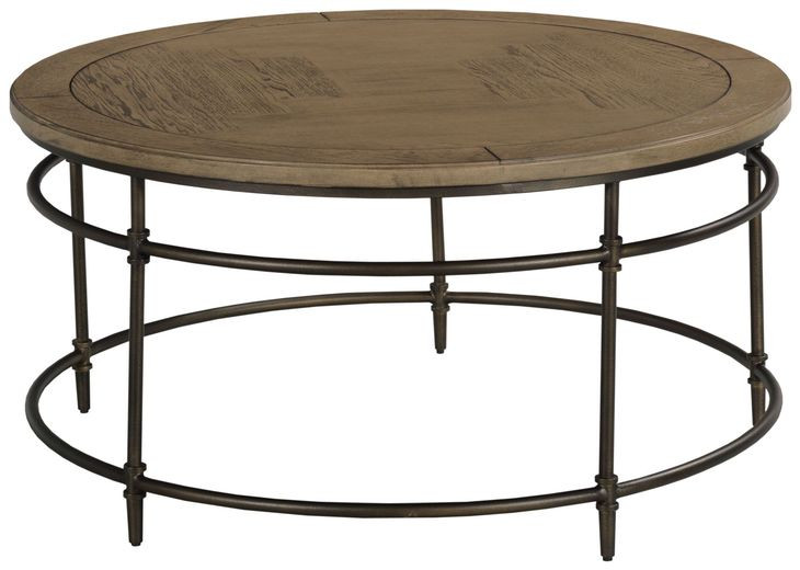 Crossroads-Hamilton Crossroad-Hamilton Light Stain Round Cocktail Table