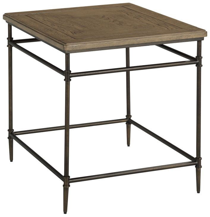 Crossroads-Hamilton Crossroad-Hamilton Light Stain Rectangular End Table