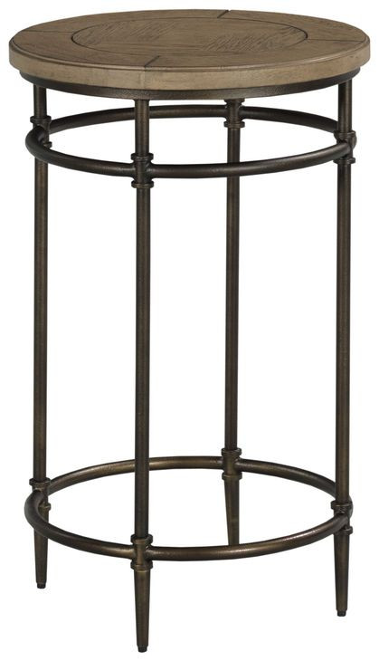 Crossroads-Hamilton Crossroad-Hamilton Light Stain Round Chairside Table