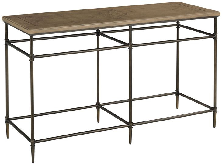 Crossroads-Hamilton Crossroad-Hamilton Light Stain Rectangular Console Table
