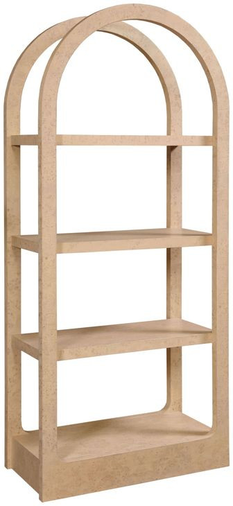 Hidden Treasures Beige Open Etagere