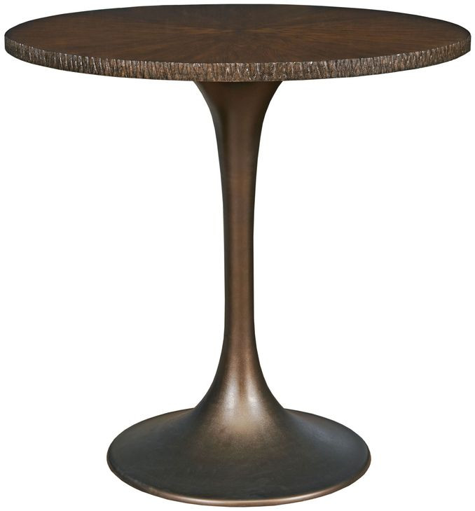 Hidden Treasures Brown 36" Round Pub Table