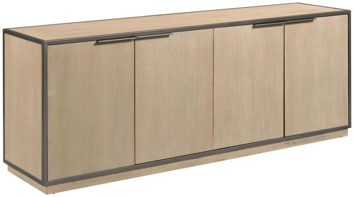 Jive Light Stain 73" Entertainment Console with 4 Doors