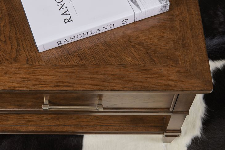 Longham Warm Auburn Rectangular Coffee Table