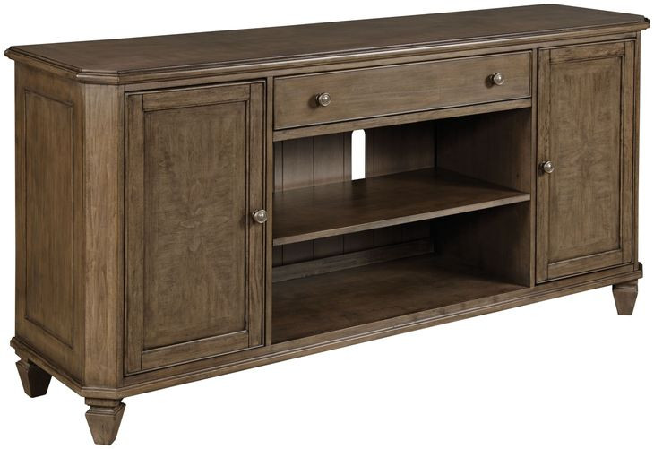 Maribelle Dark Stain 72" Entertainment Console with 2 Doors