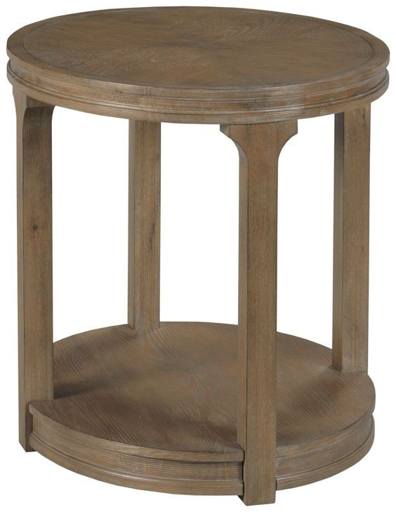 Marsham-Hamilton Medium Stain Oval End Table