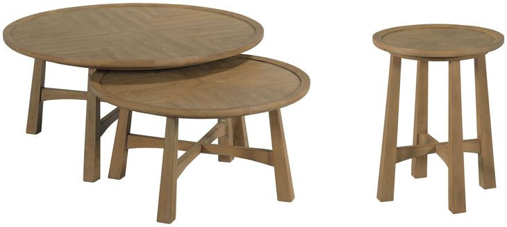 Milo Light Stain Occasional Table Set