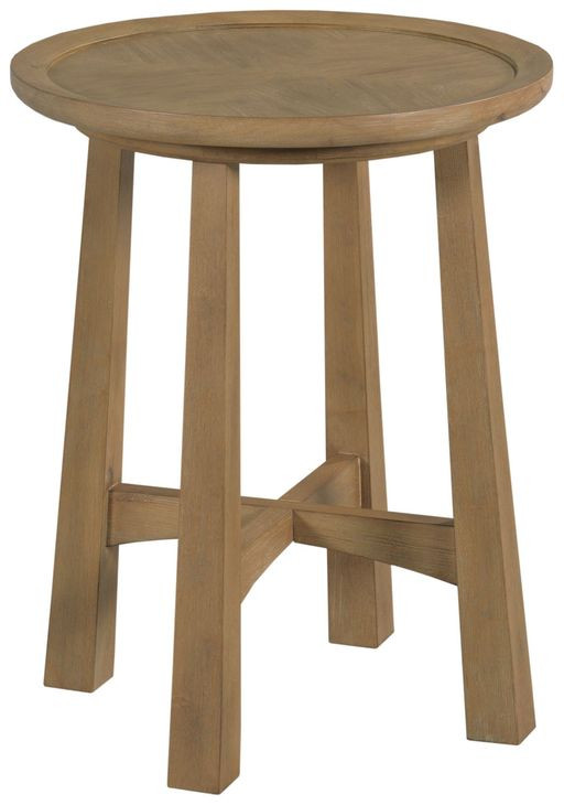 Milo Light Stain Round End Table