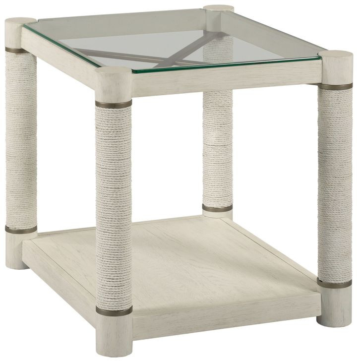 Pavilion White End Table