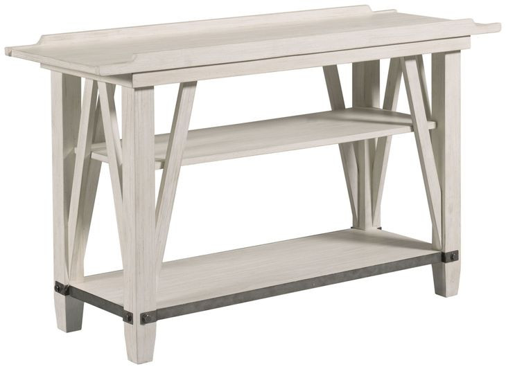 Richter White Rectangular Console Table