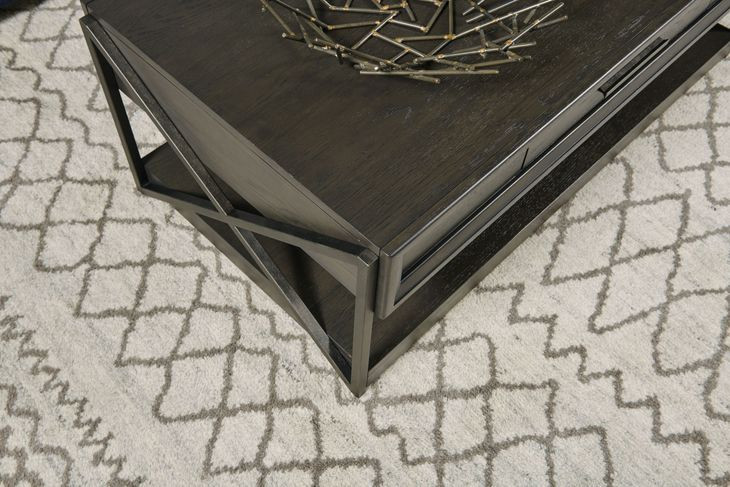 Simon Dark Stain Rectangular Cocktail Table