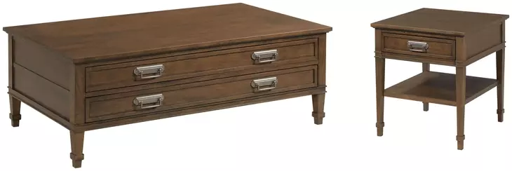 Structures Sable Rectangular Drawer Occasional Table Set