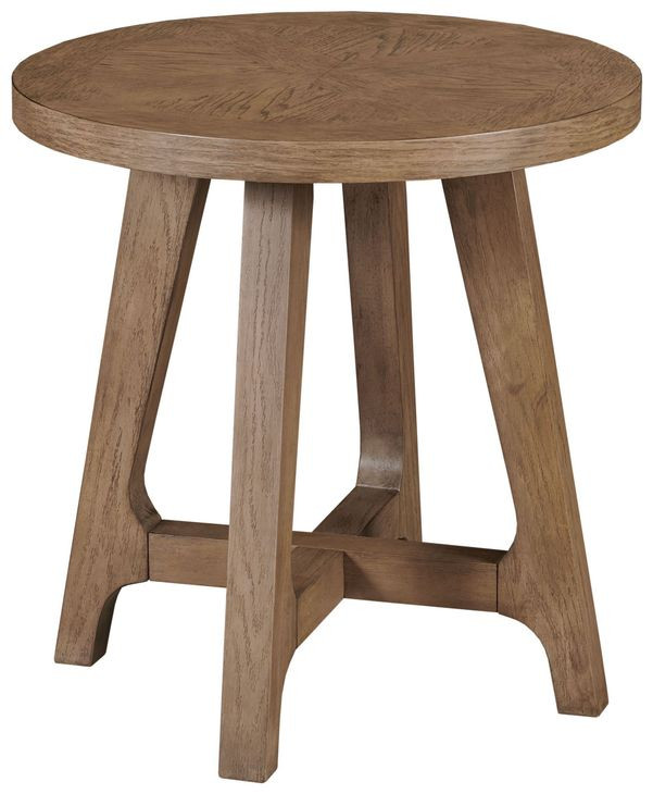 Weisman Medium Stain Round End Table