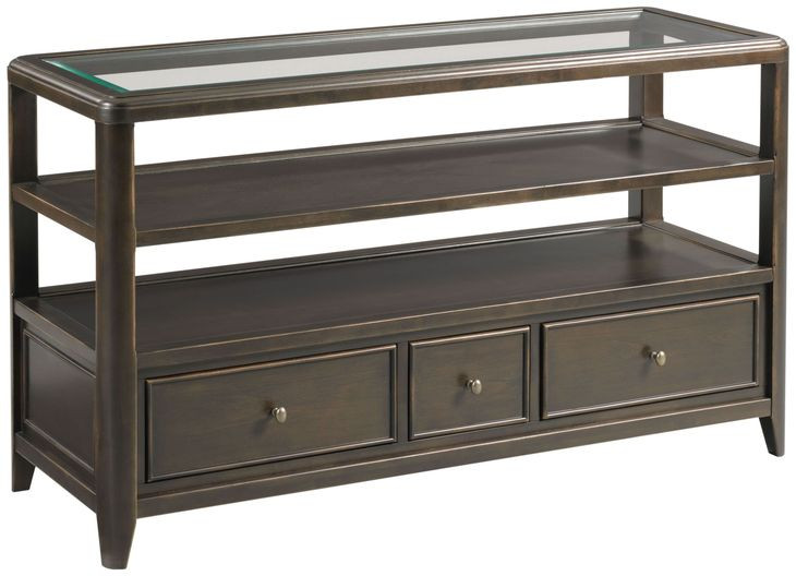 Whitaker Distressed Dark Stain Occasional Table Set