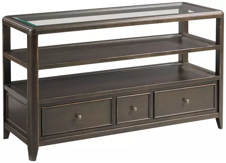 Whitaker Distressed Dark Stain Occasional Table Set