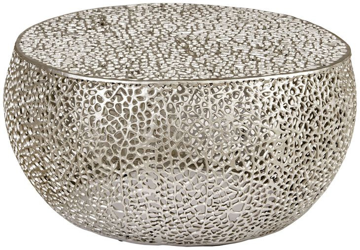 Hidden Treasures Nickel Occasional Table Set