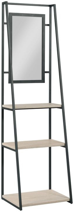 Hidden Treasures Beige and Black Etagere