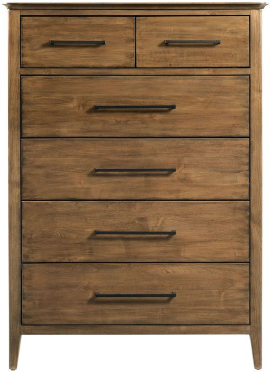 Abode Larson Medium Stain 6 Drawer Chest