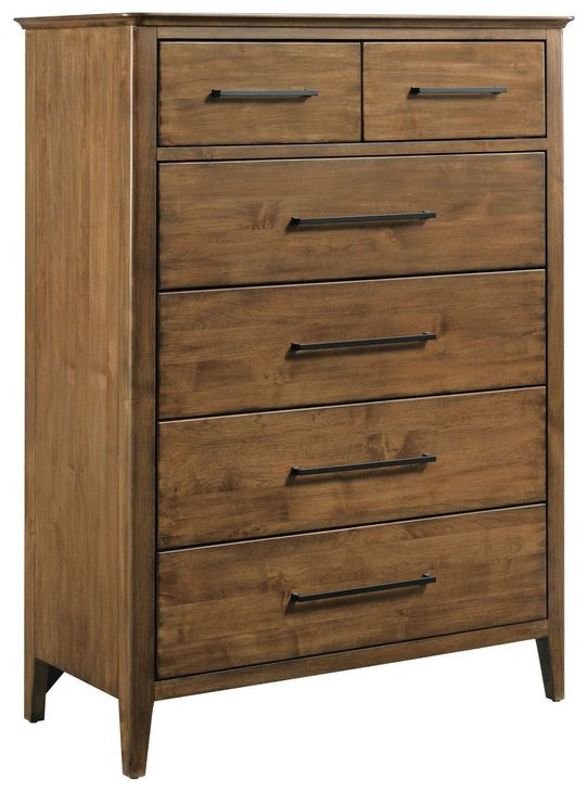 Schafer Warm Brunette Panel Bedroom Set