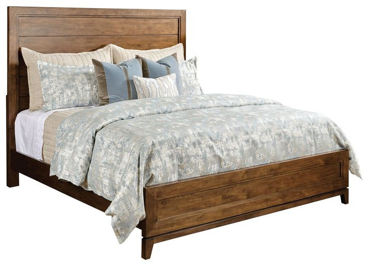 Schafer Warm Brunette California King Panel Bed