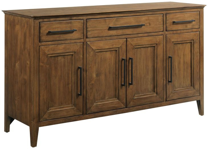 Abode Larson Medium Stain 3 Drawer Buffet